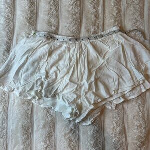 Alter’d state flowy white short with lining size medium